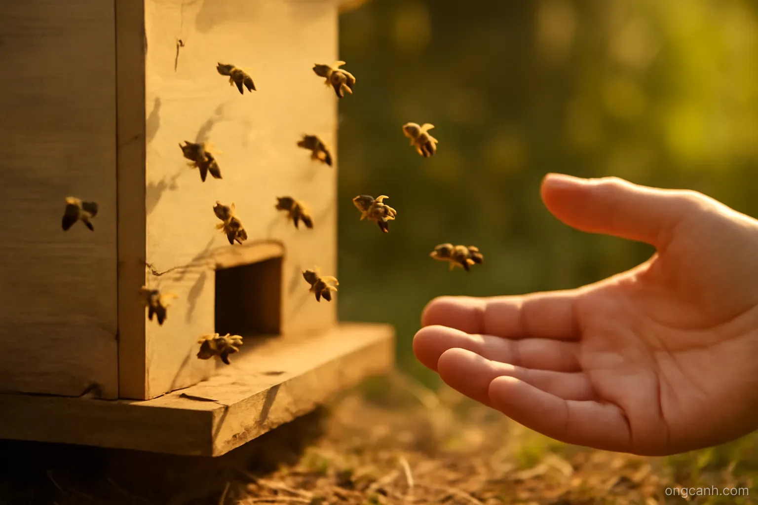 Ong dú bay lơ lửng quanh tổ buổi chiều mà chậm vào: cách nhận biết và hỗ trợ