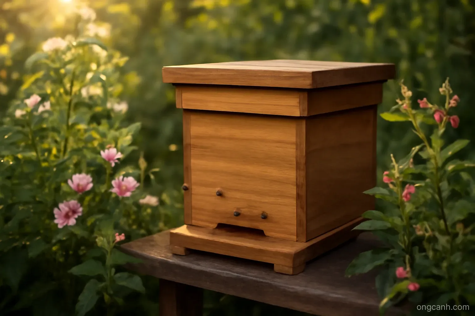 Thùng ong dú bằng gỗ teak: lựa chọn và bố trí để tổ khỏe mạnh trong sân vườn